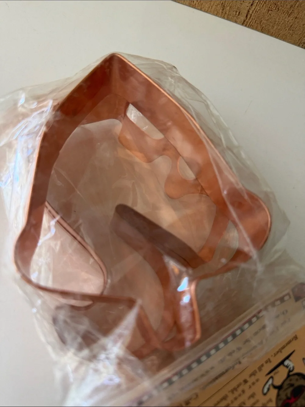100% Copper Cookie Cutters - Squirrel and Acorn - New in Package
